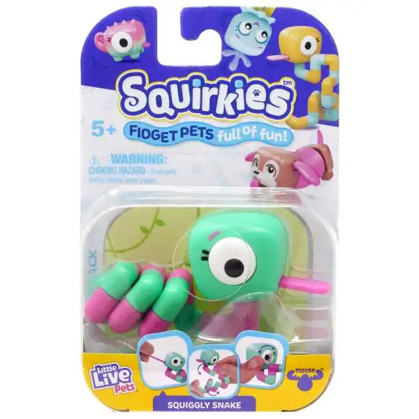 Little Live Pets Squirkies Squiggly Snake Figure [Green]