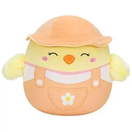 Squishmallows Easter Aimee the Chick 12-Inch Plush [Farmer, Orange]