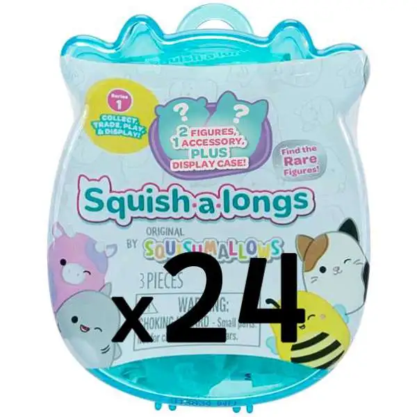 Squishmallows Squish-a-Longs Series 1 Mystery Box [24 Packs]