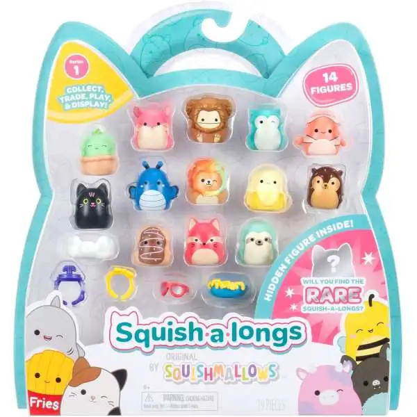Squishmallows Squish-a-Longs Set #2 1-Inch Mini Figure 14-Pack