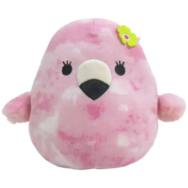 Squishmallows Cookie the Flamingo 8-Inch Plush [with Flower]