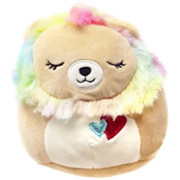 Squishmallows Leonard the Lion 5-Inch Plush [with Hearts]