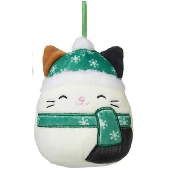 Squishmallows Ornament Cam the Cat Exclusive 4-Inch Plush [Holiday WINTER Collection Loose]