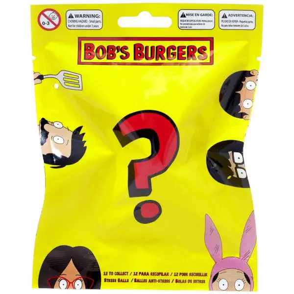 Squishme Bob's Burgers Mystery Pack [1 RANDOM Figure]