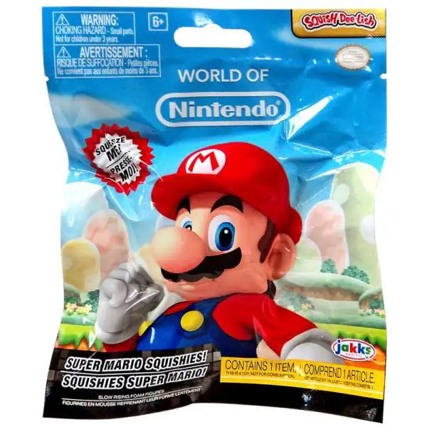 World of Nintendo Squish-Dee-Lish Super Mario Series 1 Mystery Pack