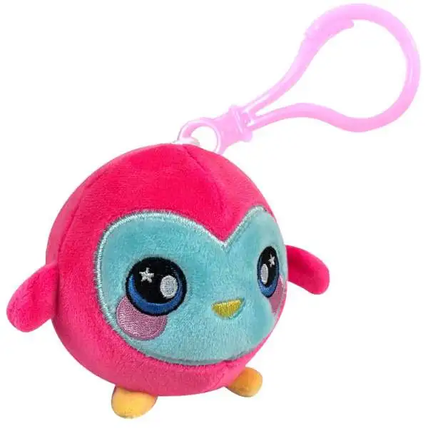 Squeezamals Ollie the Owl 3-Inch Clip On Plush