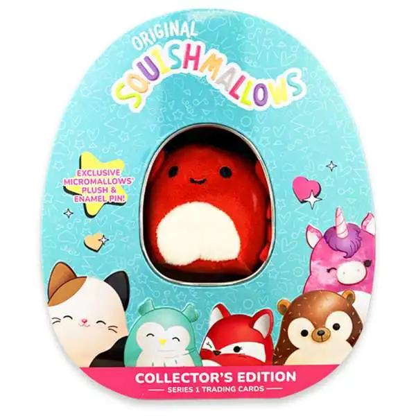 Squishmallows Series 1 Trading Cards Carlos the Crab Collector Tin