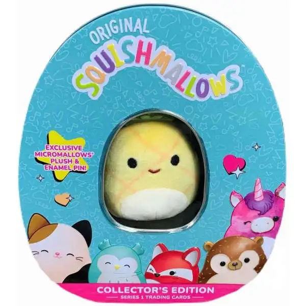 Squishmallows Series 1 Trading Cards Maui the Pineapple Collector Tin