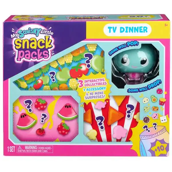 My Squishy Little Snack Packs TV Dinner Jon Mystery Pack