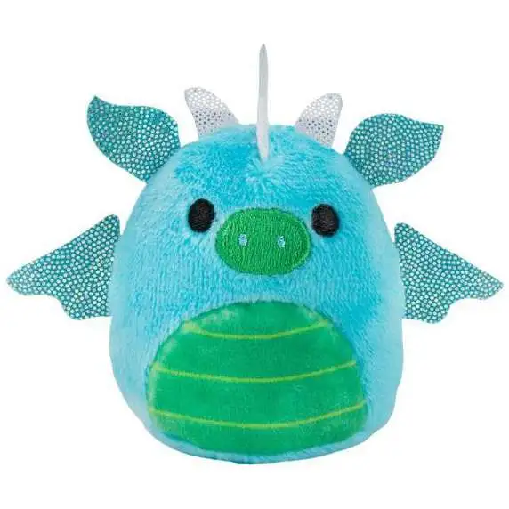 Squishmallows Squishville! Dragon Squad Dalton 2-Inch Mini Plush