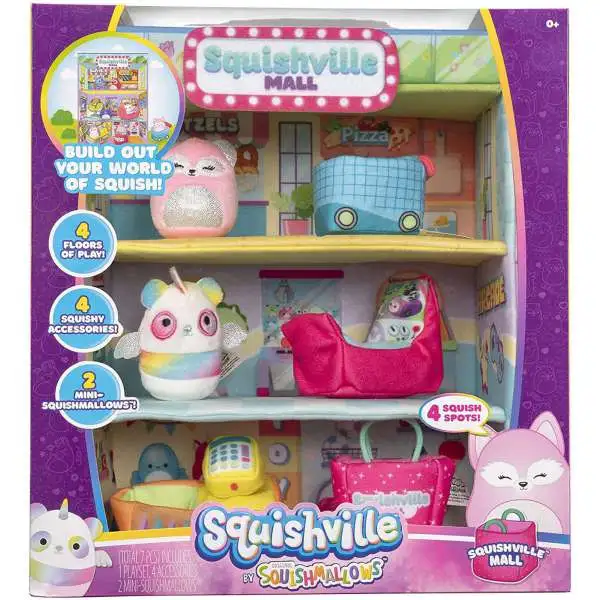 Squishmallows Squishville! Squishville Mall 2-Inch Mini Plush Playset [Version 1, Damaged Package]