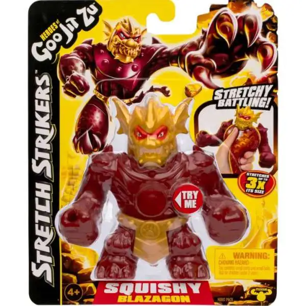 Heroes of Goo Jit Zu Stretch Strikers Blazagon Action Figure [Squishy]