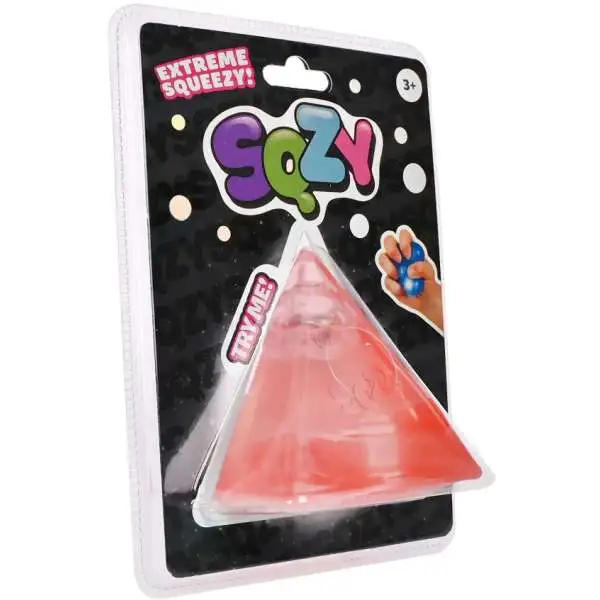 SQZY Squishy Gem Pyramid Light Up Squeeze Toy [1 RANDOM Color!]