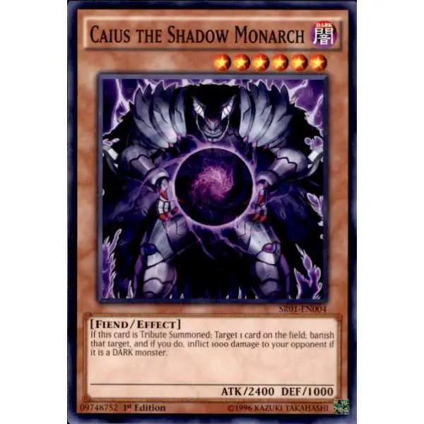 yugioh caius the shadow monarch deck (Platinum Secret Rare) - RA03-EN194 - Platinum Secret Rare and if you do Monarch Structure Deck