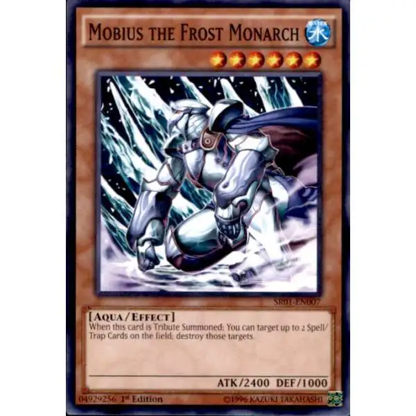 YuGiOh Emperor of Darkness Structure Deck Common Mobius the Frost Monarch SR01-EN007