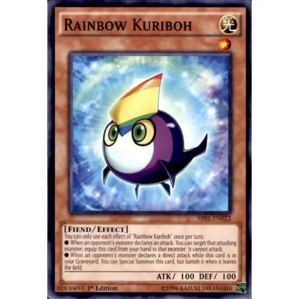 YuGiOh Emperor of Darkness Structure Deck Common Rainbow Kuriboh SR01-EN022