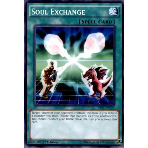 YuGiOh Emperor of Darkness Structure Deck Common Soul Exchange SR01-EN030
