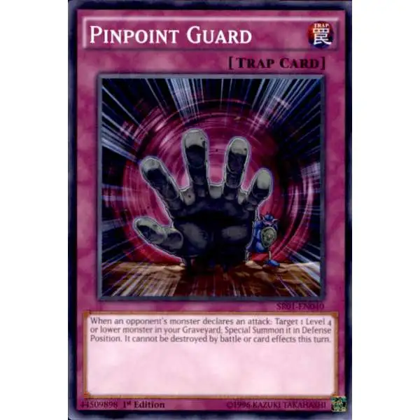 YuGiOh Emperor of Darkness Structure Deck Common Pinpoint Guard SR01-EN040