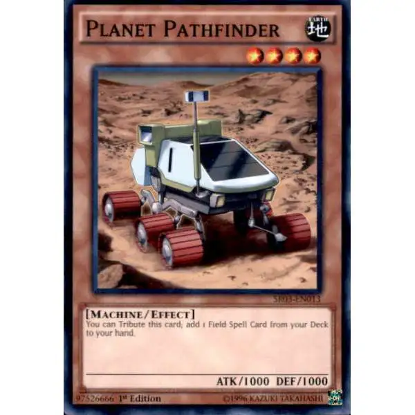 YuGiOh Machine Reactor Structure Deck Common Planet Pathfinder SR03-EN013