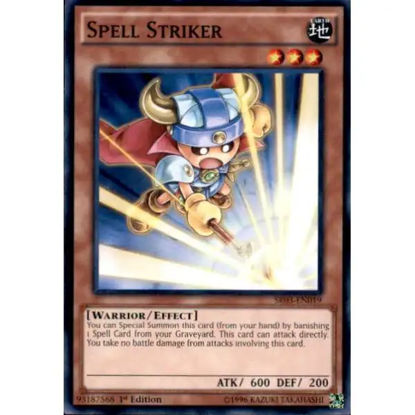 YuGiOh Machine Reactor Structure Deck Common Spell Striker SR03-EN019