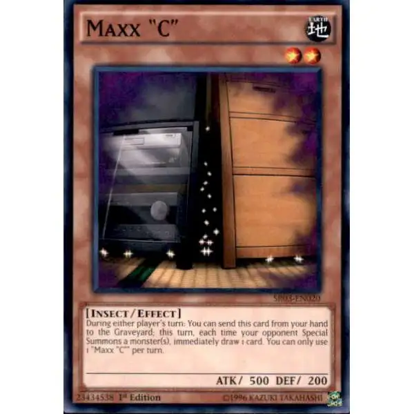YuGiOh Machine Reactor Structure Deck Common Maxx "C" SR03-EN020
