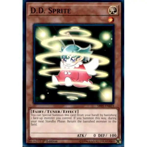 YuGiOh Wave of Light Structure Deck Common D.D. Sprite SR05-EN023
