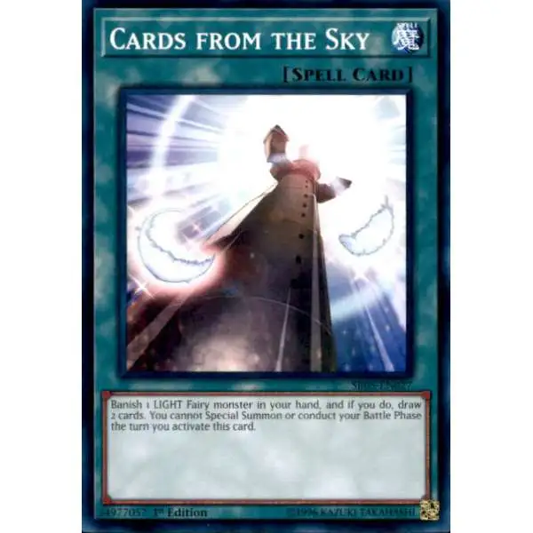 YuGiOh Wave of Light Structure Deck Common Cards from the Sky SR05-EN027