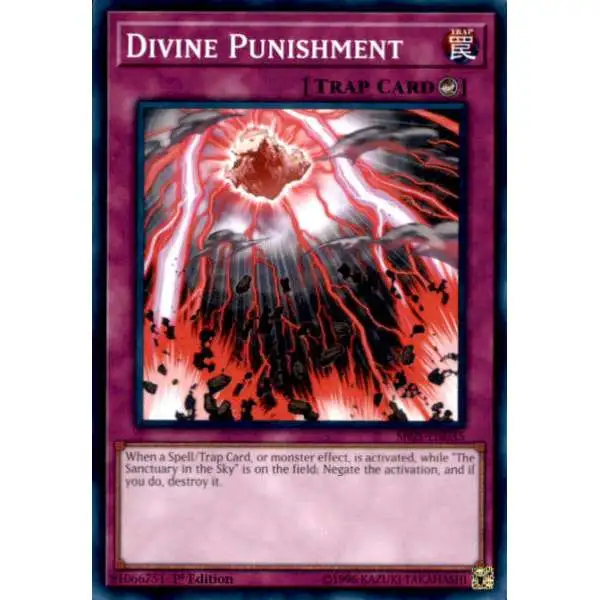 YuGiOh Wave of Light Structure Deck Common Divine Punishment SR05-EN035