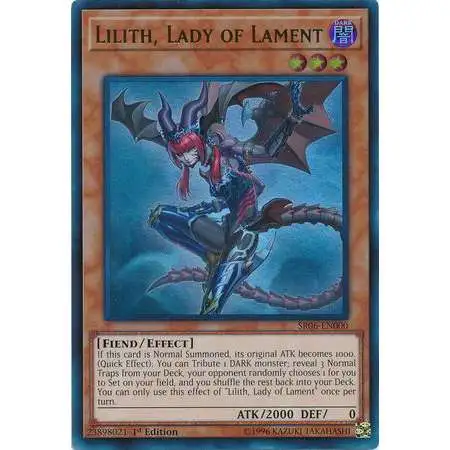 YuGiOh Lair of Darkness Structure Deck Ultra Rare Lilith, Lady of Lament SR06-EN000