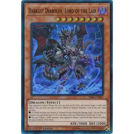 YuGiOh Lair of Darkness Structure Deck Ultra Rare Darkest Diabolos, Lord of the Lair SR06-EN001