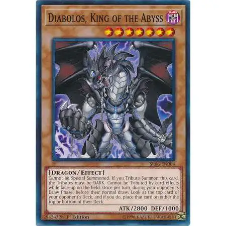 YuGiOh Lair of Darkness Structure Deck Common Diabolos, King of the Abyss SR06-EN004