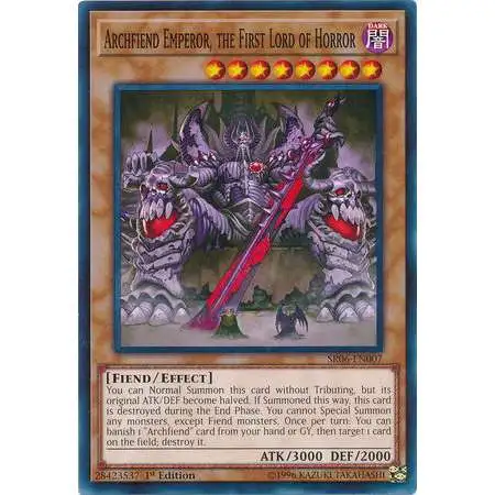 YuGiOh Lair of Darkness Structure Deck Common Archfiend Emperor, the First Lord of Horror SR06-EN007