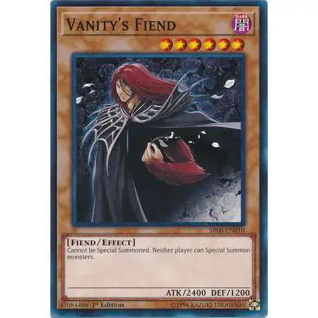 YuGiOh Lair of Darkness Structure Deck Common Vanity's Fiend SR06-EN010