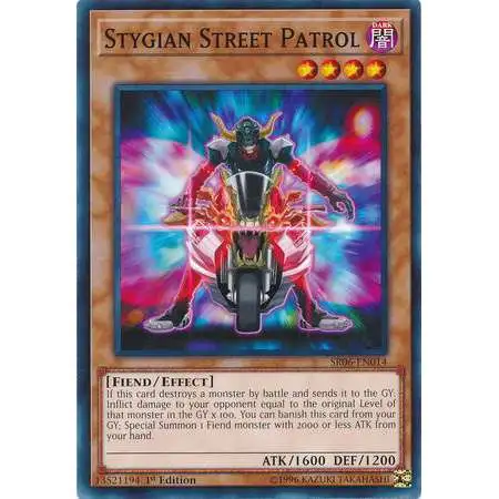 YuGiOh Lair of Darkness Structure Deck Common Stygian Street Patrol SR06-EN014