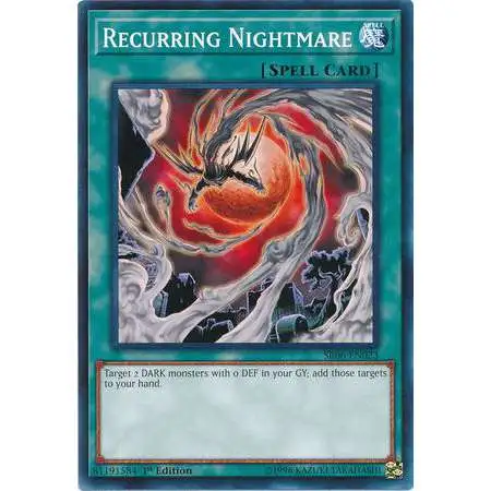 YuGiOh Lair of Darkness Structure Deck Common Recurring Nightmare SR06-EN023