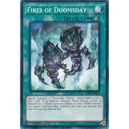 YuGiOh Lair of Darkness Structure Deck Common Fires of Doomsday SR06-EN028
