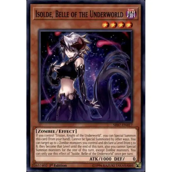 YuGiOh Structure Deck: Zombie Horde Common Isolde, Belle of the Underworld SR07-EN017