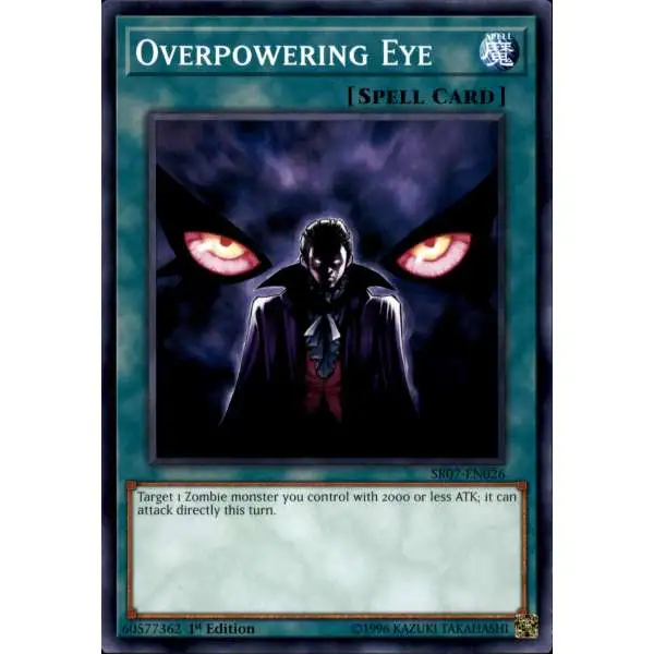 YuGiOh Structure Deck: Zombie Horde Common Overpowering Eye SR07-EN026