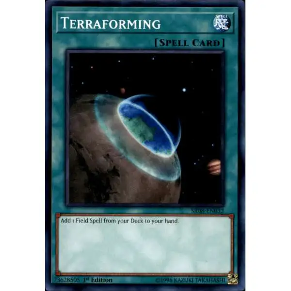 YuGiOh Structure Deck: Order of the Spellcasters Common Terraforming SR08-EN032