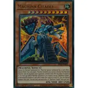 YuGiOh Mechanized Madness Structure Deck Ultra Rare Machina Citadel SR10-EN001