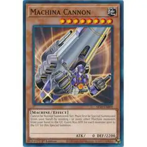 YuGiOh Mechanized Madness Structure Deck Common Machina Cannon SR10-EN009