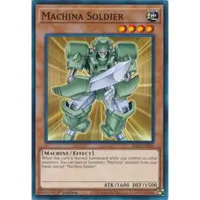 YuGiOh Mechanized Madness Structure Deck Common Machina Soldier SR10-EN010