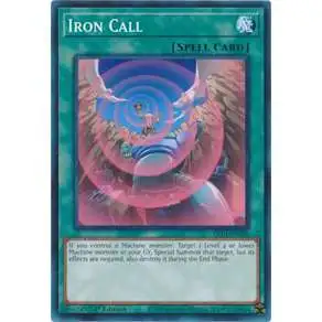 YuGiOh Mechanized Madness Structure Deck Common Iron Call SR10-EN026