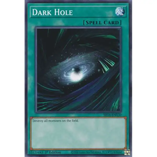YuGiOh Structure Deck: Fire Kings Common Dark Hole SR14-EN030