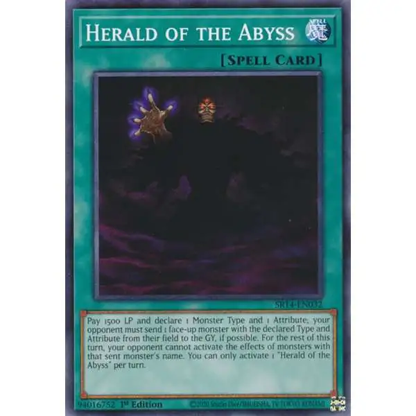 YuGiOh Trading Card Game Structure Deck: Fire Kings Common Herald of the Abyss SR14-EN032