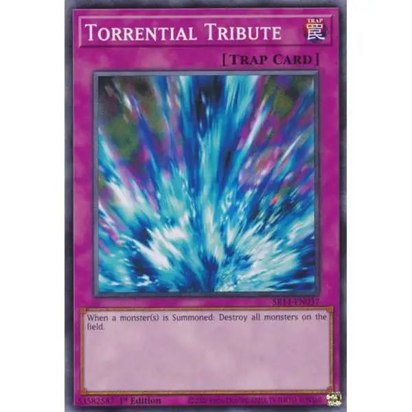 YuGiOh Structure Deck: Fire Kings Common Torrential Tribute SR14-EN037