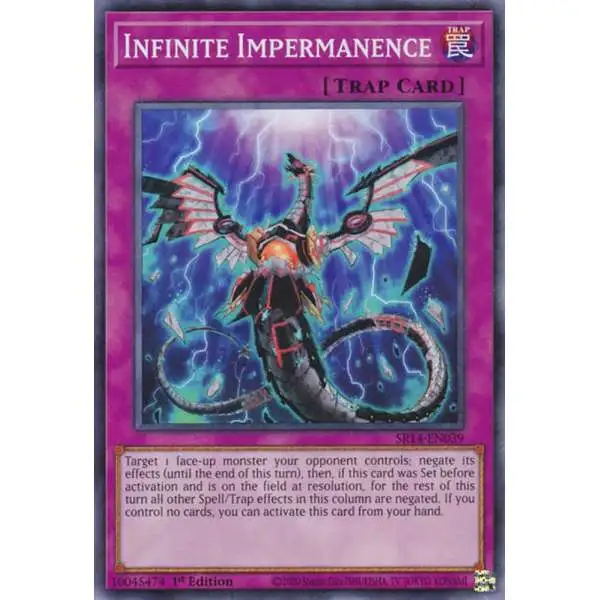 YuGiOh Structure Deck: Fire Kings Common Infinite Impermanence SR14-EN039