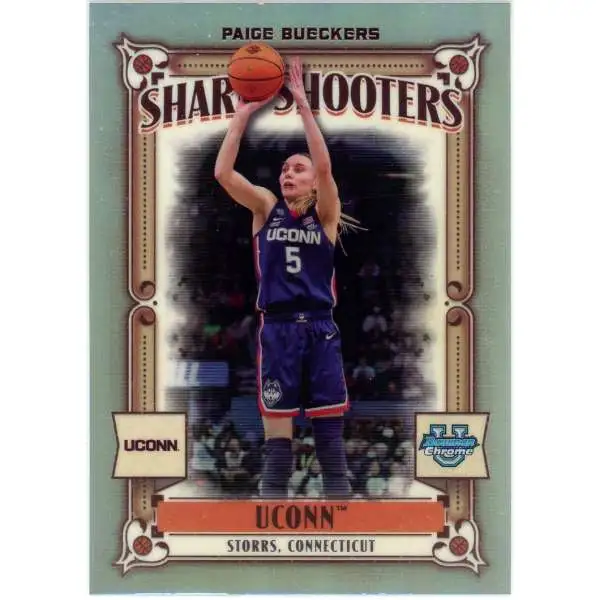 WNBA 2023-24 Bowman Chrome University Sharp Shooters Paige Bueckers SS-16