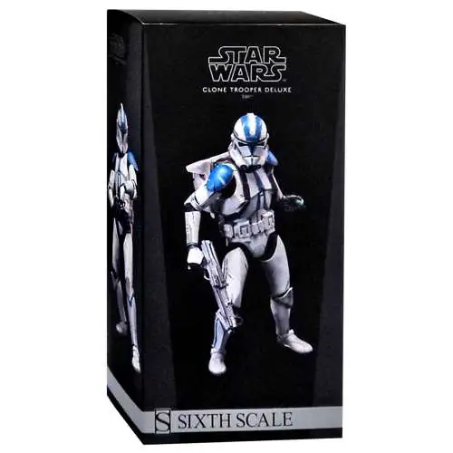 Clone Wars Militaries of Star Wars Sixth Scale 501st Clone Trooper Deluxe Action Figure