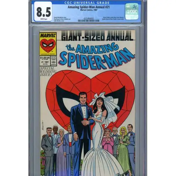 Marvel Amazing Spider-Man Annual #21 1987 Comic Book [CGC 8.5]